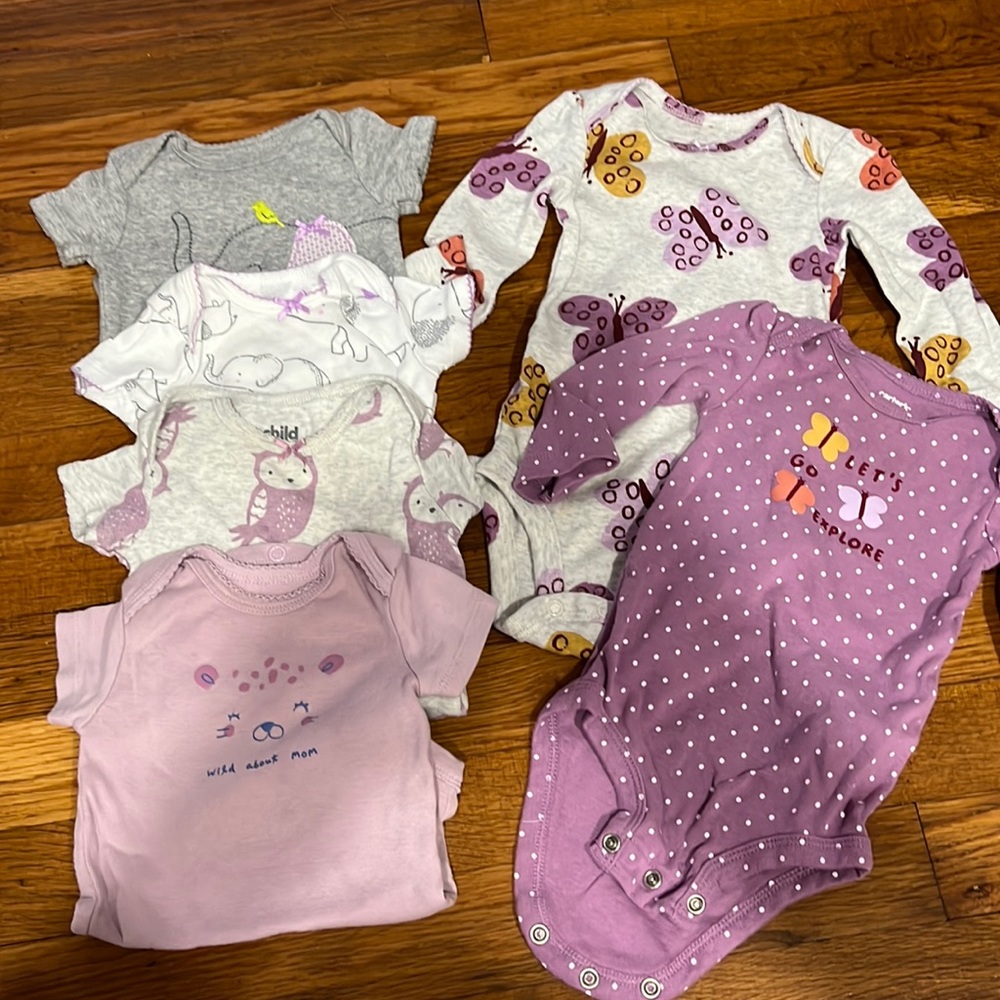Carters/Child of Mine baby girl bundle